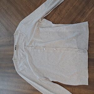 Talbots Classic Light Gray Sweater